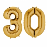 Ballonset Goldene Zahlen  30