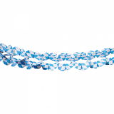 Girlande aus Papier Bayrisch Blau- Länge: 4 m- Durchmesser: 12 cm