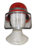 Helm Feuerwehrmann rot
