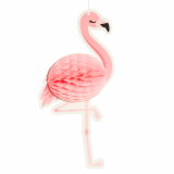 Wabendekoration Flamingo
