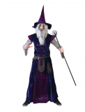 Zauberer purple whizzard mit passendem Hut